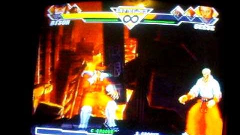 Capcom vs. SNK 2: Sagat/Bison/S.Akuma vs. Geese/Orochi Iori/Ult. Rugal (Level 8 CPU Battle)