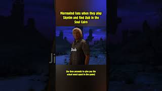 Morrowind fans when they play Skyrim and find Jiub in the Soul Cairn! #skyrim