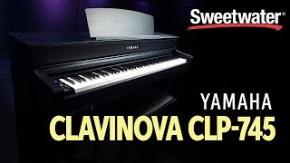 Yamaha Clavinova CLP-745 Digital Upright Piano Demo screenshot 4