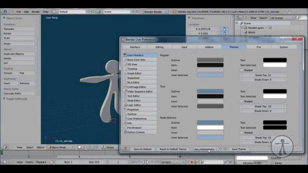 Free Blender Themes Preview and Download!!!