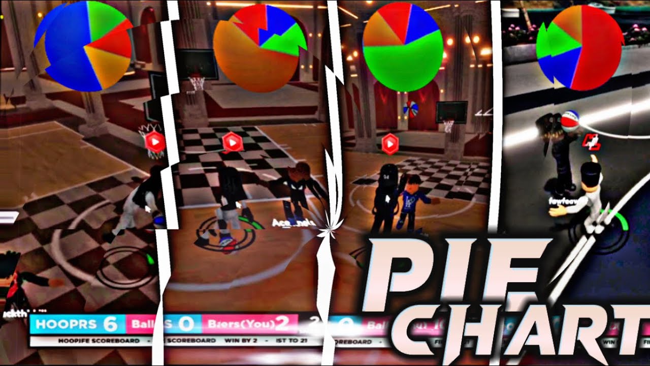 4 OF THE *SHORTEST BUILDS* WITH 4 DIFFERENT PIE CHARTS! Hoops Life