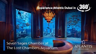 Atlantis Dubai 360 | The Seven Sages Chamber at The Lost Chambers Aquarium