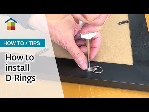 How To Use D Ring Hangers