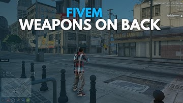 FiveM Weapon Sling / Weapon On Back - FiveM Script | Qbcore Script