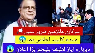 Big News Ayaz Latif Plaijo Important Update For Sindh Employees Alliance Pension Reforms Dra Salary