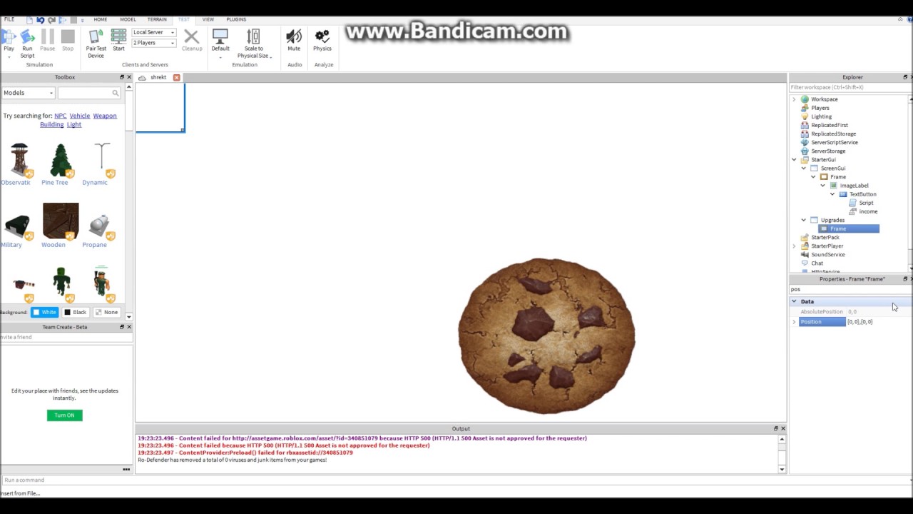 Roblox Scripting Tutorial Cookie Clicker Game Youtube
