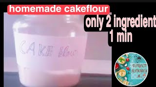 homemade cake flour. in 2 ingredient 1min  by direct kitchen m ..# directkitchenm