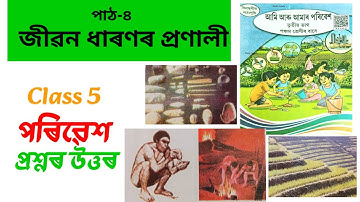 Class 5 জীৱন ধাৰণৰ প্ৰণালী/class 5 environment Lesson 4 Question Answer Assamese medium/yourzyz