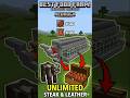 Unlimited Steak Farm in Minecraft Bedrock🐄🔥|Easy Cow Meat Farm Tutorial! #minecraft #minecraftshorts