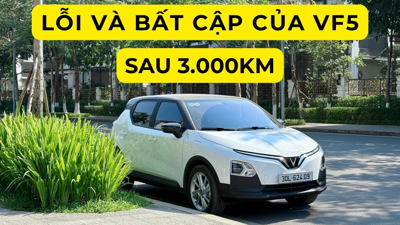 Outline Video Người dùng chia sẻ về VinFast VF5 sau 3000km