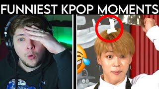 *NEW KPOP FAN* reacts to funniest moments in kpop history