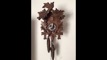 Antique cuckoo clock made in Germany