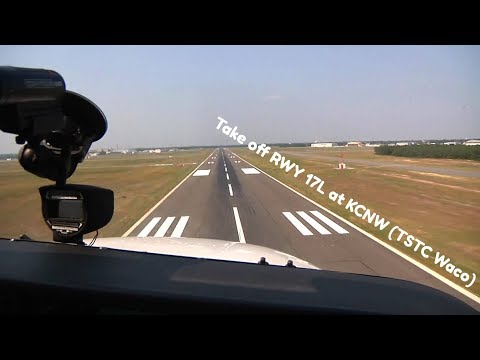 Take off RWY 35L KCNW (TSTC Waco)!