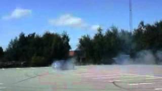 audi s4 b5 testing on closed track.MP4