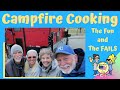 Campfire Cooking /Baking Orange Rolls Inside an Orange Peel w/ Jenny Doan of MSQC and husband Ron