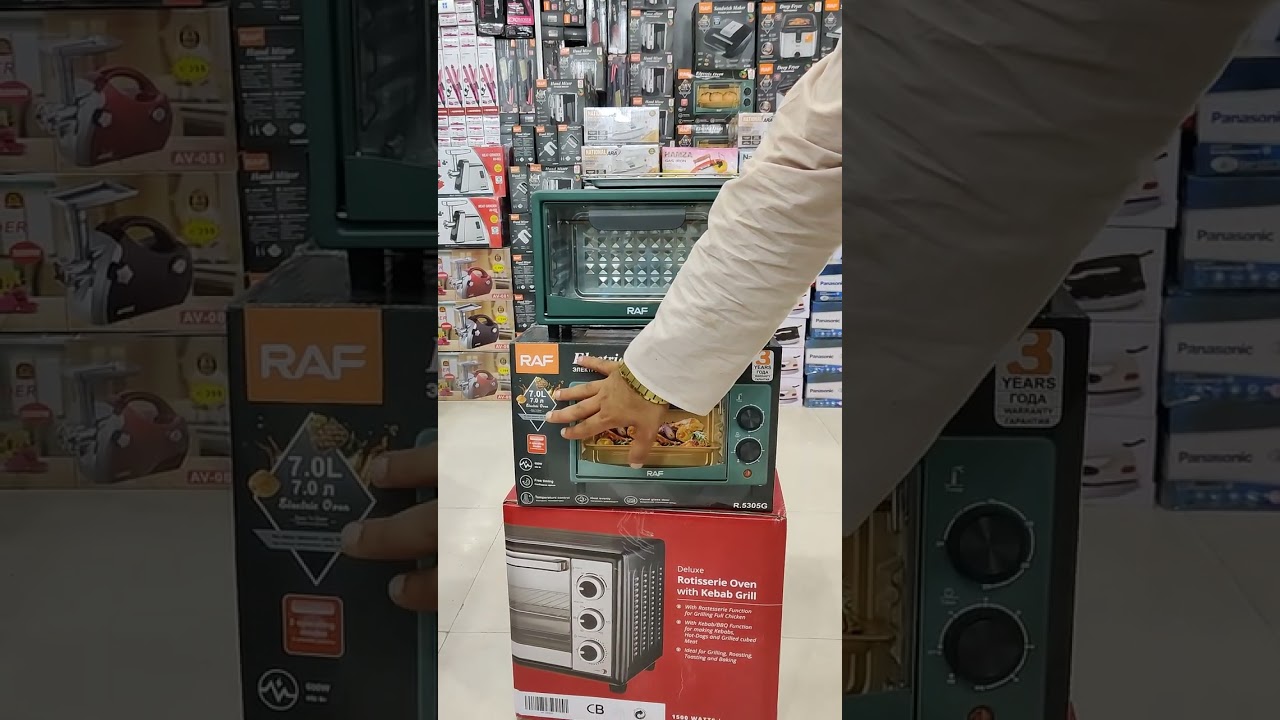 mini size oven 7.0L and kitchen appliances shop # 13 14 WhatsApp 0300 0271039 