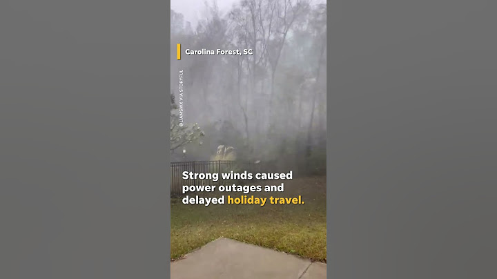 Powerful storm causes power outages, delays holiday travelers #Shorts