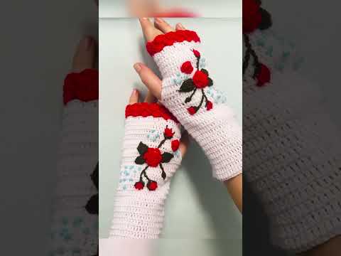 Handmade fingerless gloves