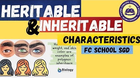 Inheritable & Non Inheritable Characters | FCG School | FCGV-378