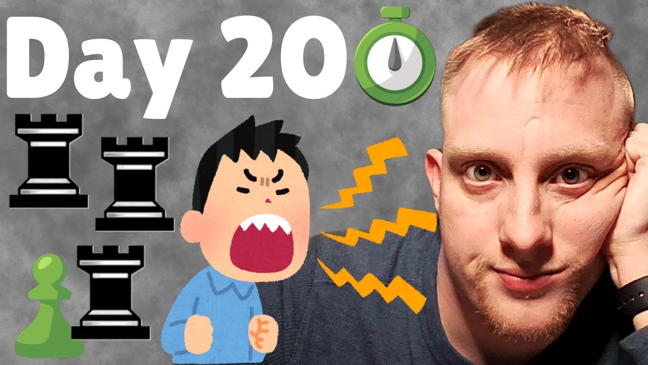 Day 20: Frustration Boils Over! - Road to 2100 on Chess.com