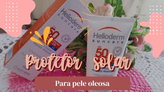 PROTETOR SOLAR PARA PELE OLEOSA/ Helioderm suncare