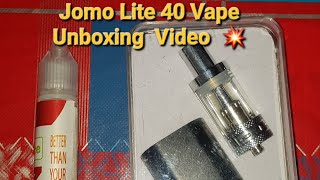 Jomo Lite 40 vape unboxing video.💥😳#vapelife #automobile #unboxing Like subscrib plz. 🥂
