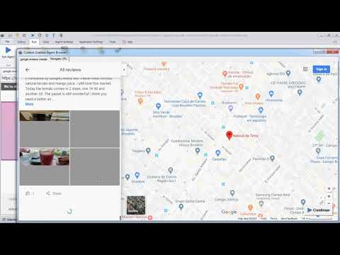 google reviews scraping using CONTENT GRABBER