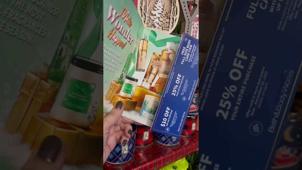 Bath & Body Works New Christmas Mailer bathandbodyworks YouTube