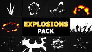 Explosions - Free Cartoon Explosion Elements & Transitions (Ae)