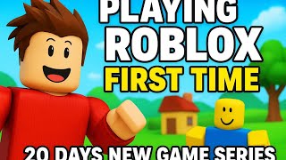 Playing Roblox first time. 20 Days new game series/ Barry's prison run .