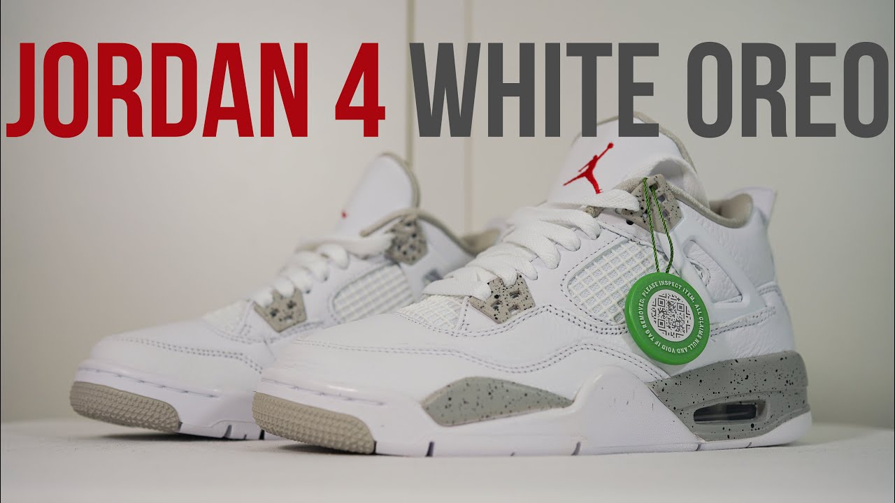 Stock X Gem!!!?? Air Jordan 4 (White Oreo): Unboxing, Review & On Feet -  Youtube
