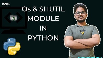 OS & Shutil Module In Python In Hindi || File Handling using python || Python For beginners #206