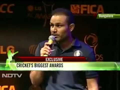 LG ICC Awards 2010 - Sehwag - Test Player of the y...