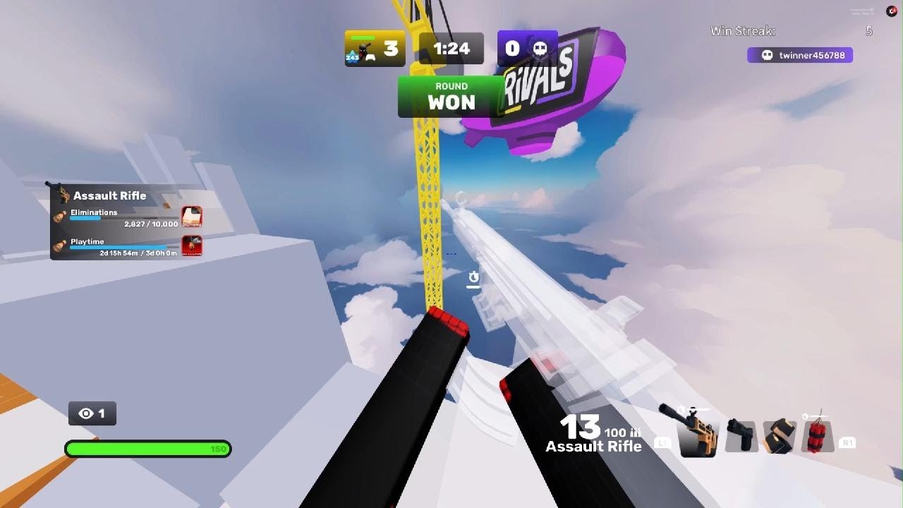 Using only Default Loadout in Roblox Rivals! - YouTube