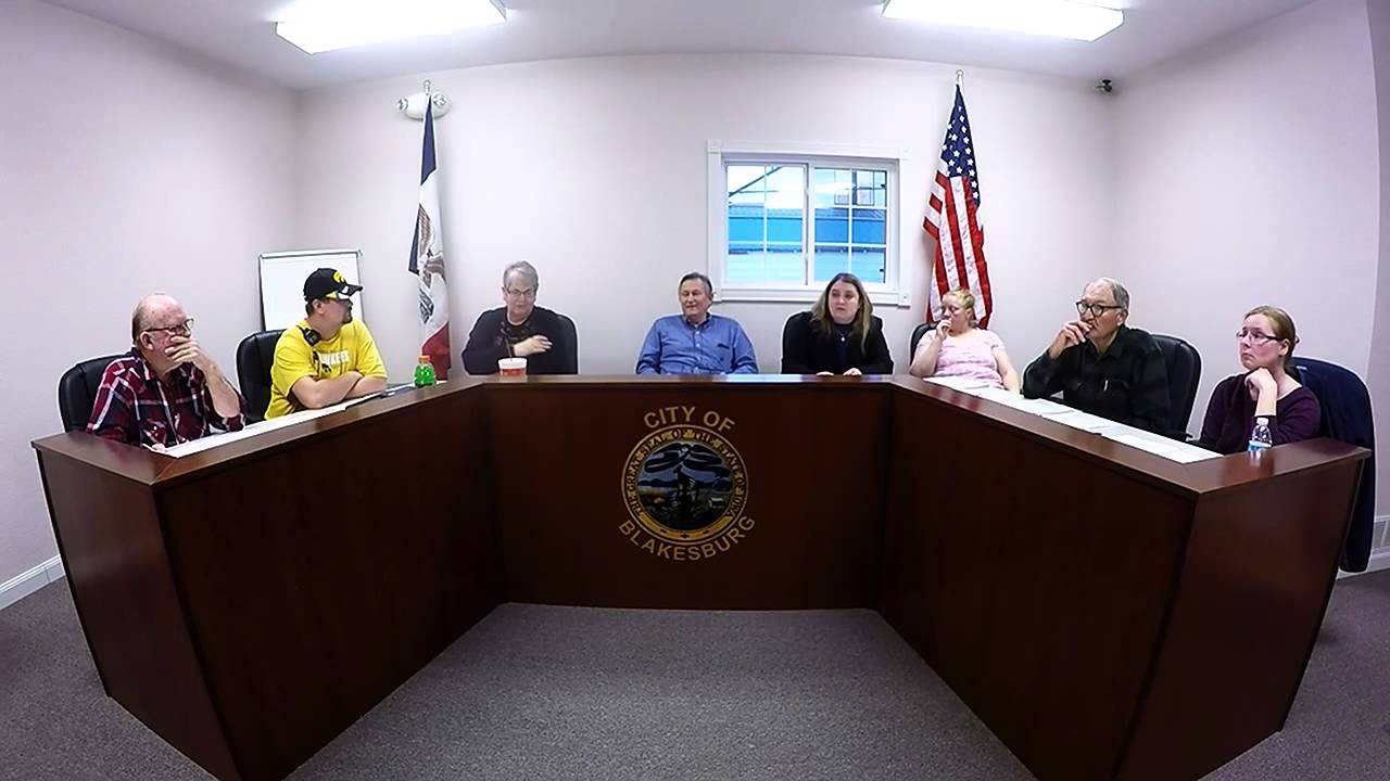 Blakesburg City Council 031416 b YouTube