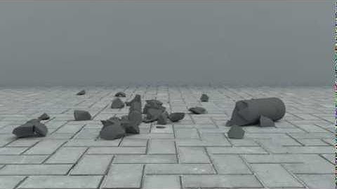 Blender cell fracture test animation