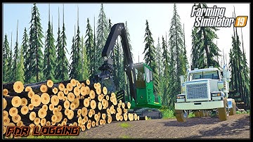 The Shorts Get Loaded 2 By 2 Ha-Ra! - TimeLapse Logging 26 - Farming Simulator 2019 - FDR Logging
