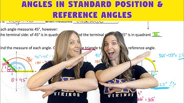 Angles in Standard Position & Reference Angles