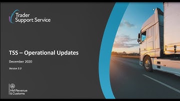 Trade from Wales to Northern Ireland and the Trader Support Service 1