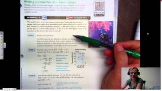 Algebra 6.7 Writing Linear Functions
