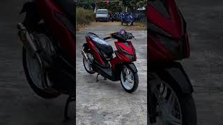 modifikasi Honda beat merah @cindi si merah
