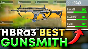 HBRa3 Best GUNSMITH in COD Mobile SEASON 3 | HBRa3 Best Attachments in CALL OF DUTY MOBILE S3!