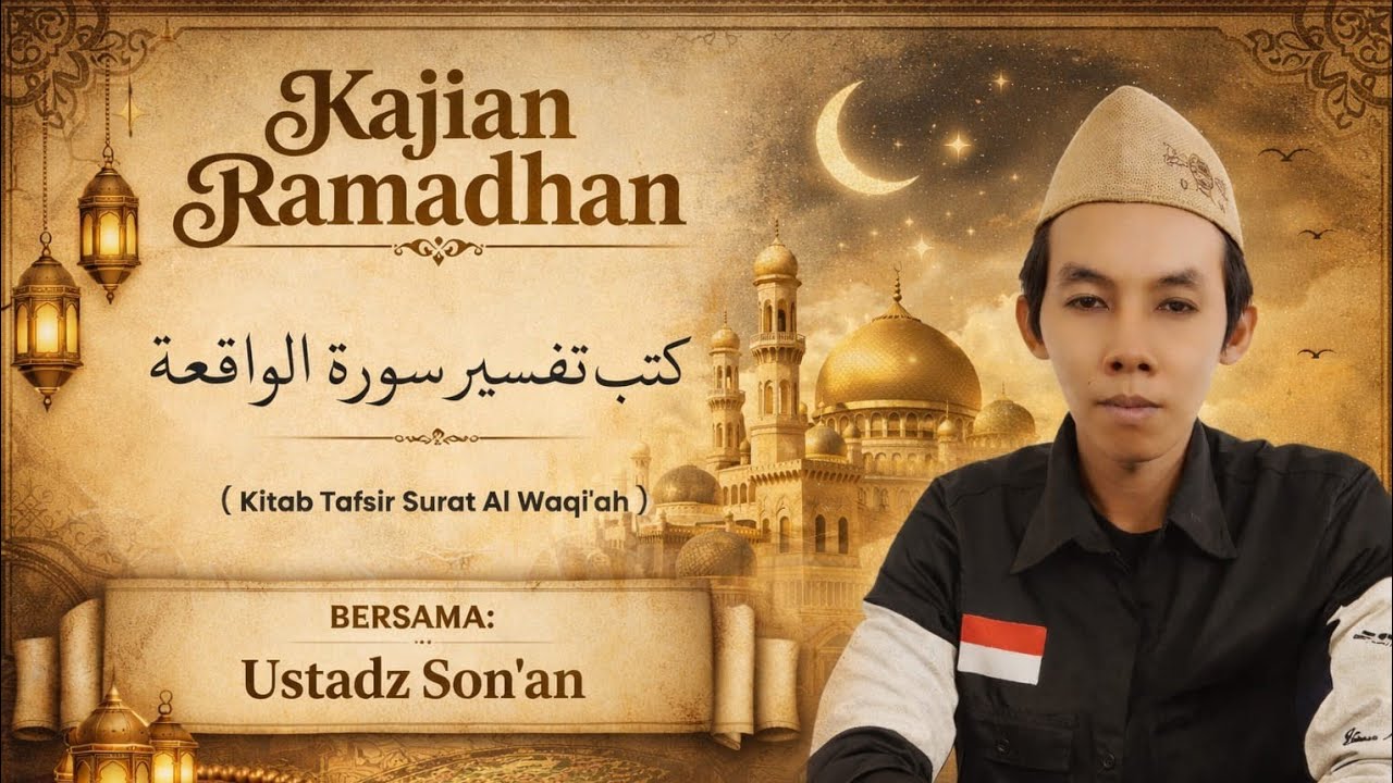 #live Kajian Ramadhan Kitab Tafsir Surat Al Waqiah | Ustadz Son'an | PP. RQWM