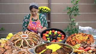 Azerbaijani Woman Cooked 12 Kinds Of Food In 1 Day All The People In The Village Came As A Guest