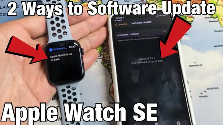 Apple Watch SE: 2 Ways to Software Update (On Watch or App)