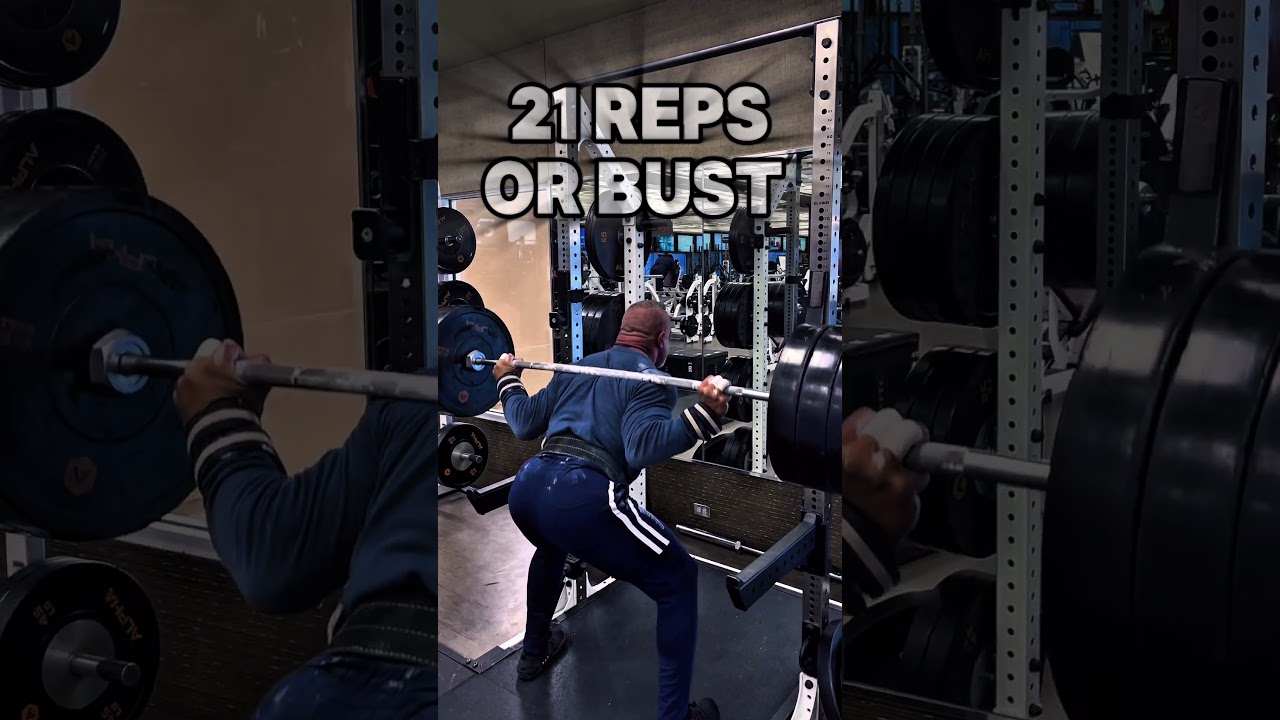 SQUAT MOTIVATION 21 REPS OR BUST #SQUATS #CHALLENGE #workout #motivation #glutes
