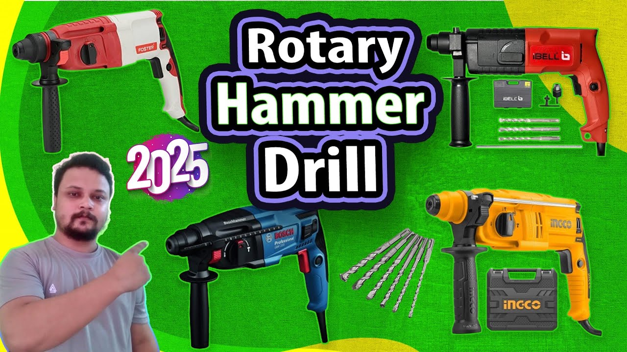 Top 4 Best Rotary Hammer Drill Machine In India [2025] - YouTube