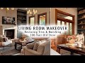 LIVING ROOM MAKEOVER *Finishing Trim &amp; Matching 100-Year-Old Stain* | XO, MaCenna