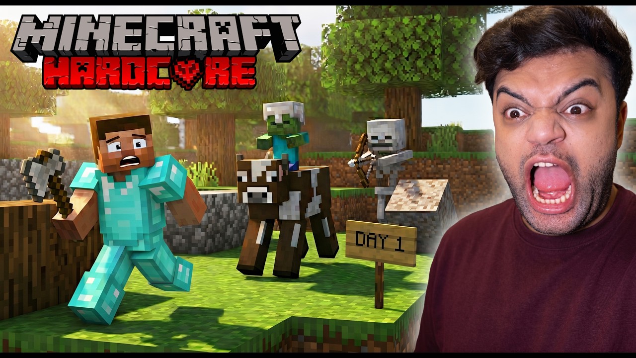 Minecraft Hardcore - FAIL