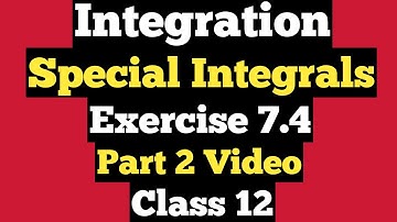 Integration Exercise 7.4 class 12 NCERT  |  Integration by special integrals Part 2 | Q14 to Q25